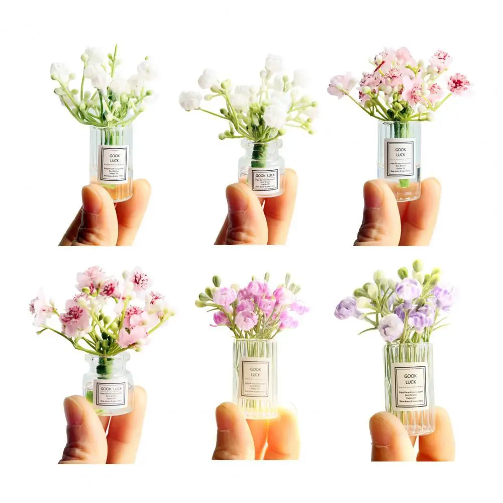 Dropshipping 1:6 1:8 Scale Jasmine Dollhouse Miniature Handmade Easily Matched Dollhouse Flower Vase Set Model Decor for Micro L
Dropshipping 1:6 1:8 Scale Jasmine Dollhouse Miniature Handmade Easily Matched Dollhouse Flower Vase Set Model Decor for Micro L