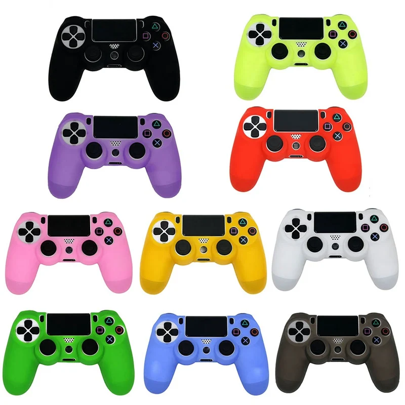 1pc Soft Silicone Flexible Rubber Shell Cover For PS4 Sony Playstation 4 Slim Controller Case Video Game Controller Accessories
1pc Soft Silicone Flexible Rubber Shell Cover For PS4 Sony Playstation 4 Slim Controller Case Video Game Controller Accessories