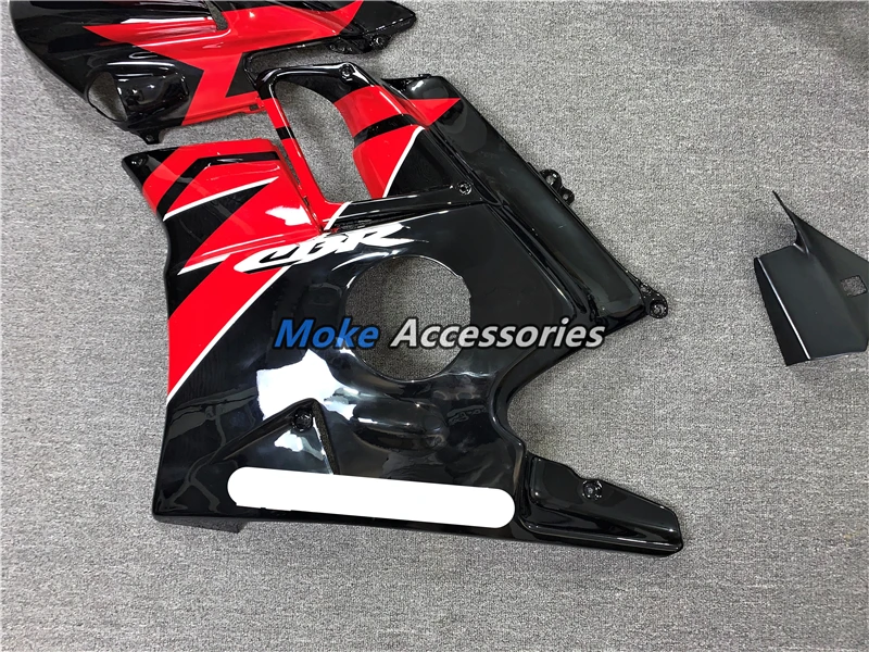 

Motorcycle Fairings Kit Fit For Honda Cbr600f 1992-1994 F2 Bodywork Set Black Red