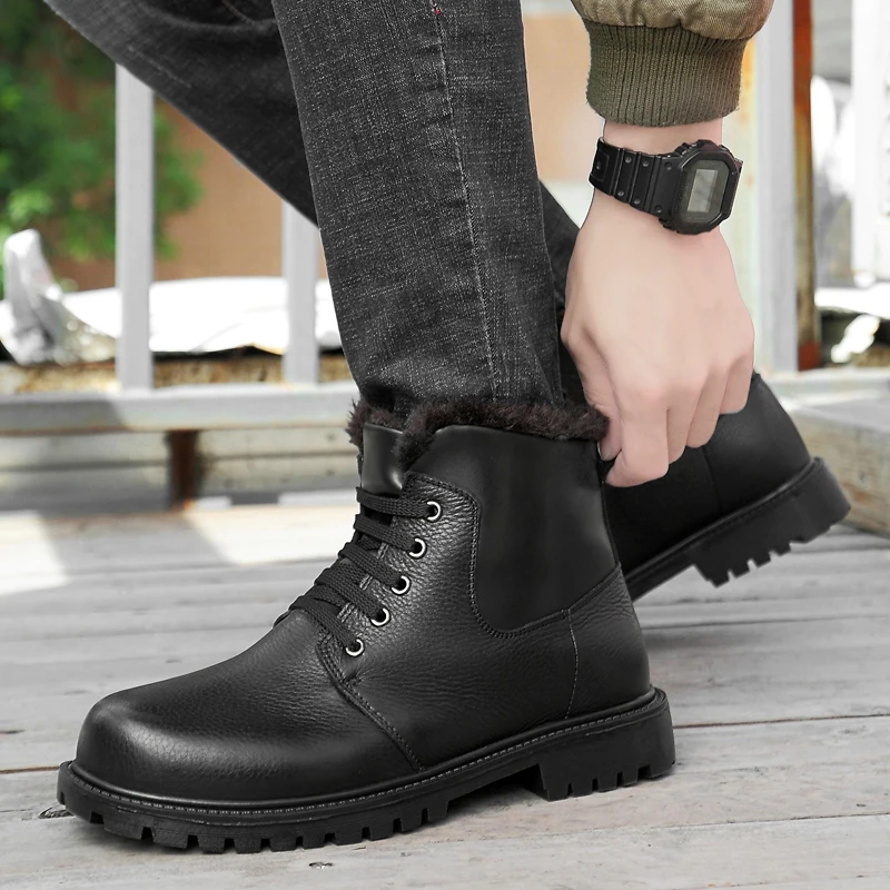 Men Genuine Leather Boots Martin Classic Fashion Comfortable Motorcycle Boots Male Casual Outdoor Shoes Ankle Boots Cowboy Botas
Men Genuine Leather Boots Martin Classic Fashion Comfortable Motorcycle Boots Male Casual Outdoor Shoes Ankle Boots Cowboy Botas