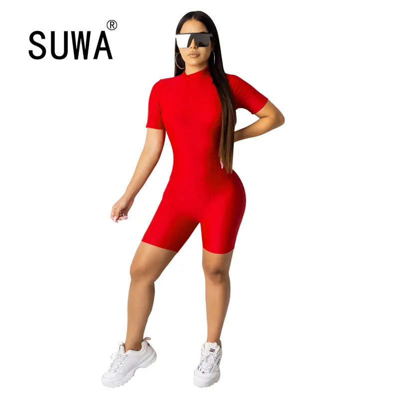 2020 women fashion simple solid color round neck short sleeves top and hot shorts jumpsuits high street lady fashion playsuits
2020 women fashion simple solid color round neck short sleeves top and hot shorts jumpsuits high street lady fashion playsuits