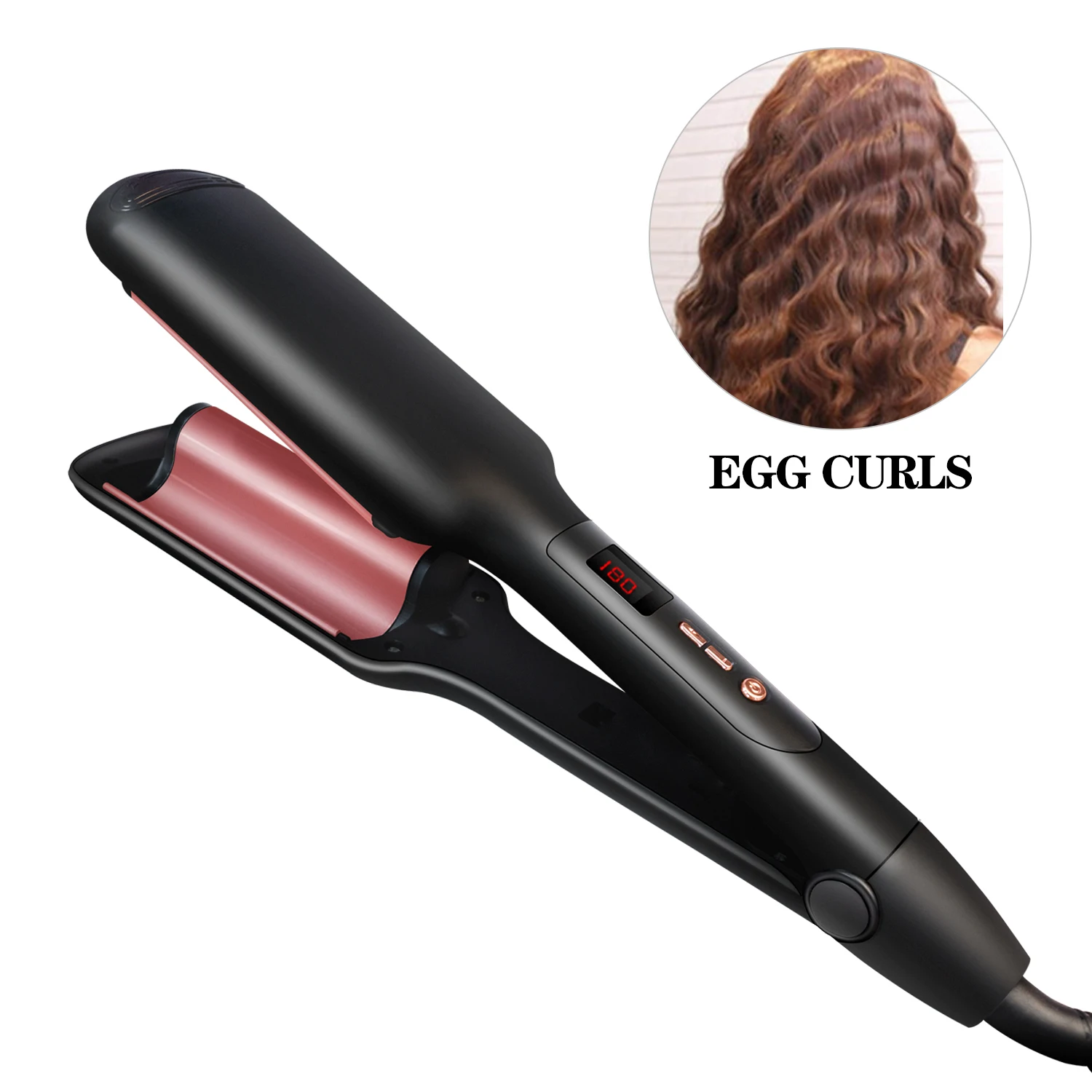 Hair Curling Iron Ceramic Professional Triple Pipe Hair Curler Egg Roll Hair Styling Tool Wave Hair Wand Curling Irons Hair
Hair Curling Iron Ceramic Professional Triple Pipe Hair Curler Egg Roll Hair Styling Tool Wave Hair Wand Curling Irons Hair