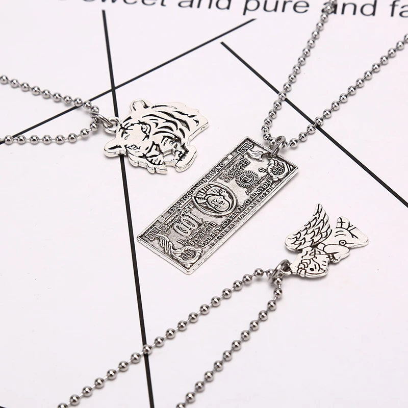 Unisex Vintage Punk Stainless Steel Chain Trendy Angel Tiger Pendant Necklace Charm Jewelry Women Men Necklaces
Unisex Vintage Punk Stainless Steel Chain Trendy Angel Tiger Pendant Necklace Charm Jewelry Women Men Necklaces