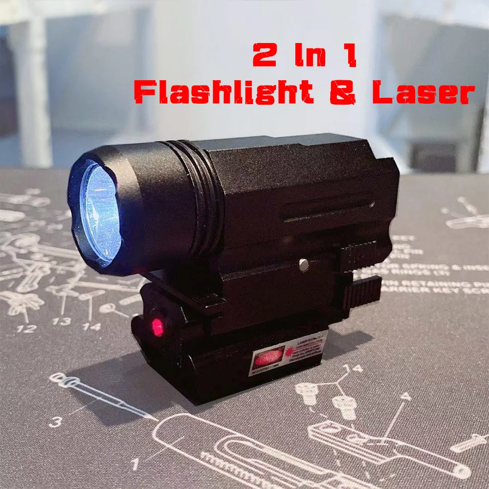 Aimscope Red Dot Laser with LED Tactical Flashlight Combo Airsoft Handgun Light Picatinny Rail Pistol Hunting Glock 17 19
Aimscope Red Dot Laser with LED Tactical Flashlight Combo Airsoft Handgun Light Picatinny Rail Pistol Hunting Glock 17 19