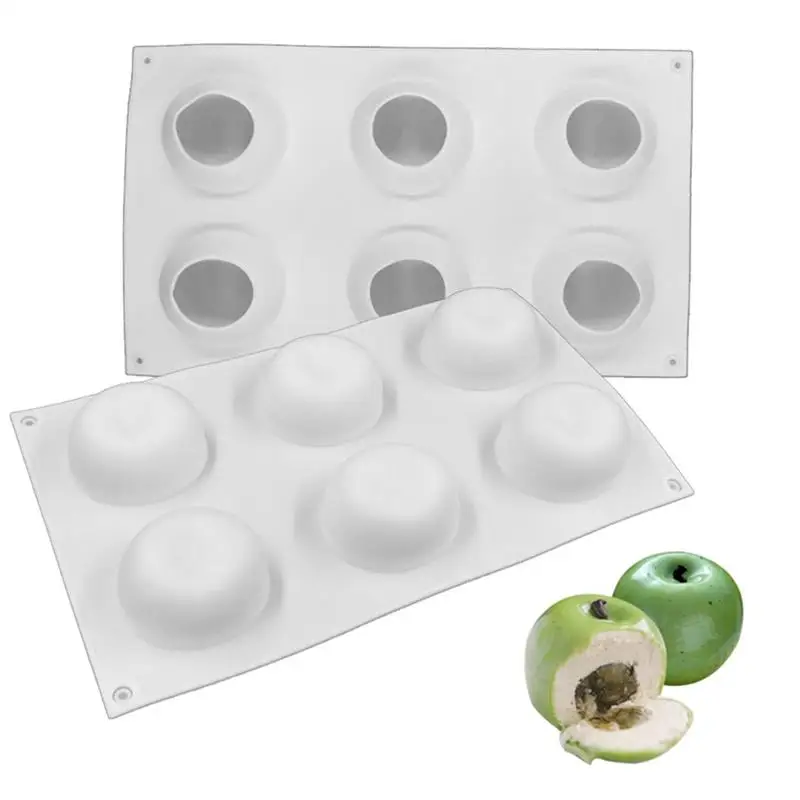 6 Cavity White Silicone Mousse Cake Mold Pudding Mold Dessert Mold Cake Decorating Tools Mousse Pastry Tools
6 Cavity White Silicone Mousse Cake Mold Pudding Mold Dessert Mold Cake Decorating Tools Mousse Pastry Tools