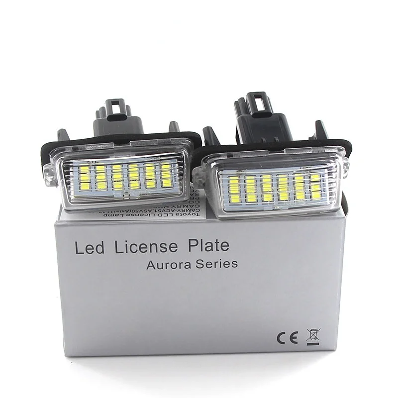 2PCS CANbus White For Toyota Yaris/Vitz Camry Corolla Prius C Ractis Verso S Led Licence Number Plate LED Lamp Light OEM REPLACE
2PCS CANbus White For Toyota Yaris/Vitz Camry Corolla Prius C Ractis Verso S Led Licence Number Plate LED Lamp Light OEM REPLACE