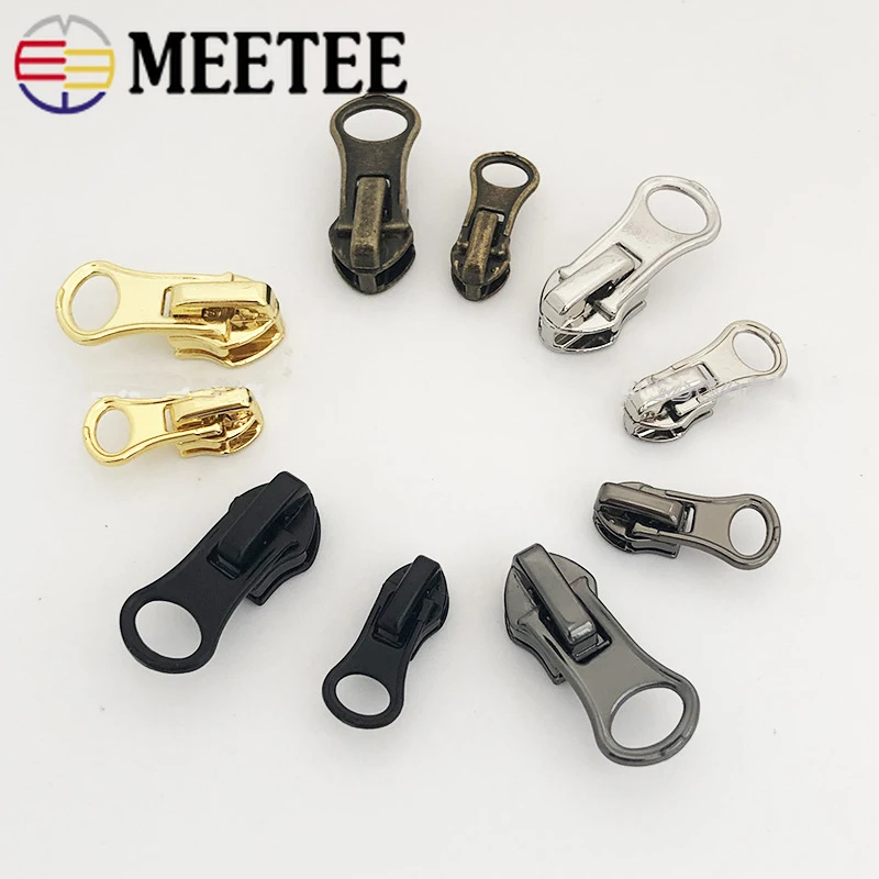 Meetee 10pcs 3# 5# Zipper Sliders for Nylon Zips Clothing Zippers Repair Accessories DIY Jacket Pull Tab Automatic Zip Head
Meetee 10pcs 3# 5# Zipper Sliders for Nylon Zips Clothing Zippers Repair Accessories DIY Jacket Pull Tab Automatic Zip Head