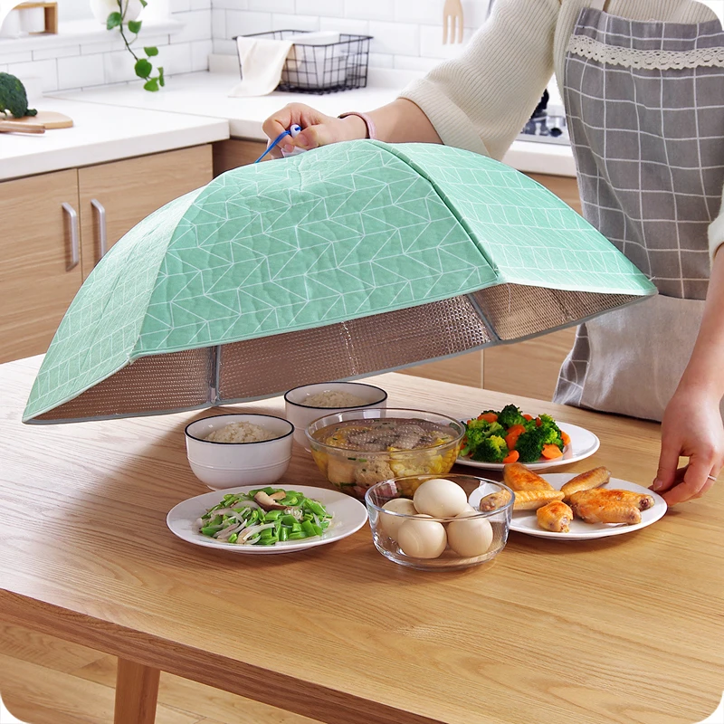 Insulation Dish Cover Household Aluminum Foil Dining Table Cover Home Kitchen Tool Meal Cover Foldable Dust-Proof Insulation
Insulation Dish Cover Household Aluminum Foil Dining Table Cover Home Kitchen Tool Meal Cover Foldable Dust-Proof Insulation