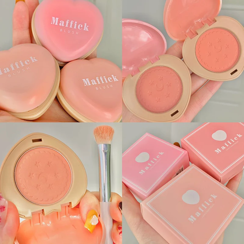 1Pcs Love Shaped Blush Waterproof Sweat-proof Blusher Natural Monochrome Blush Palette Long-lasting Face Makeup Maquillage TSLM2
1Pcs Love Shaped Blush Waterproof Sweat-proof Blusher Natural Monochrome Blush Palette Long-lasting Face Makeup Maquillage TSLM2