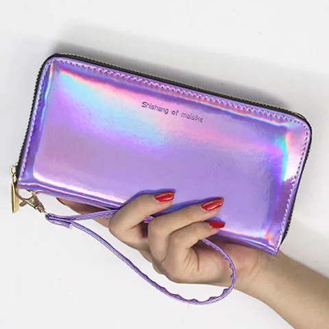 Кошелек голографический для женщин, новый удлиненный клатч с лазерным ремешком, женские бумажники, портмоне на молнии с кармашком для телеф...
Кошелек голографический для женщин, новый удлиненный клатч с лазерным ремешком, женские бумажники, портмоне на молнии с кармашком для телеф...