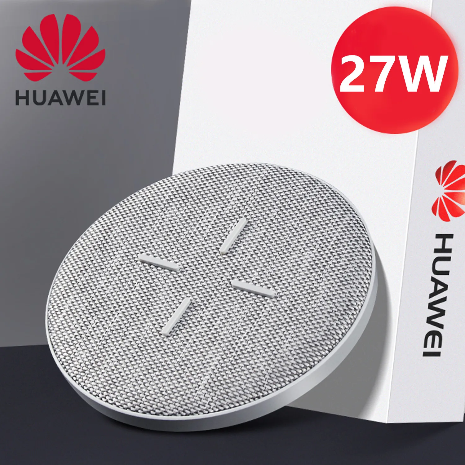 Беспроводное зарядное устройство HuaWei CP61 SuperCharge 27 Вт быстрая зарядка Usb type C Qi Epp для