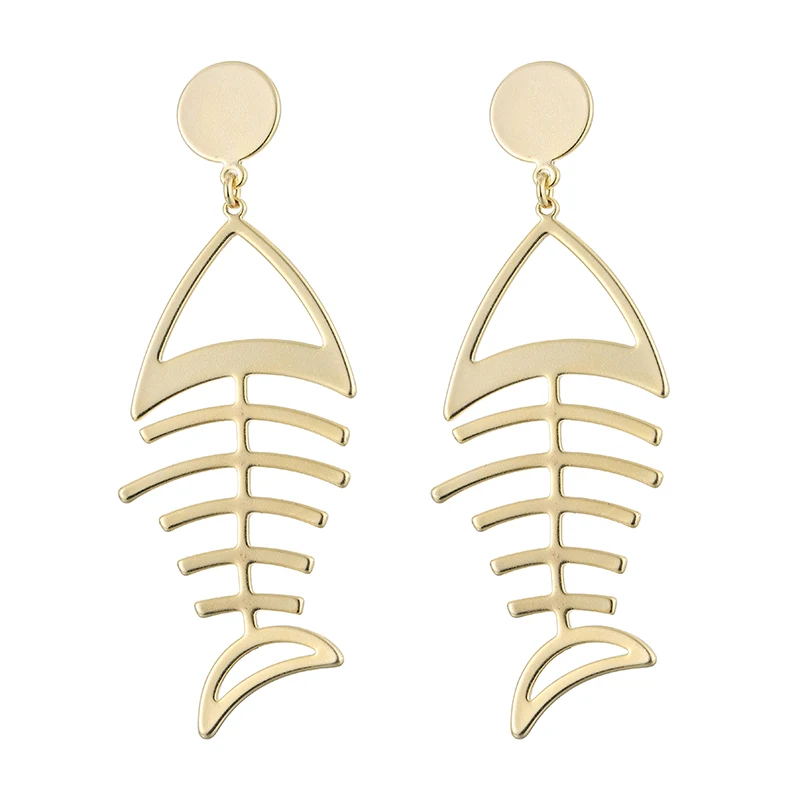 Gold Plated Earring Fish Animal Shape Stainless Steel Pendant Earrings for Women 2022
Gold Plated Earring Fish Animal Shape Stainless Steel Pendant Earrings for Women 2022