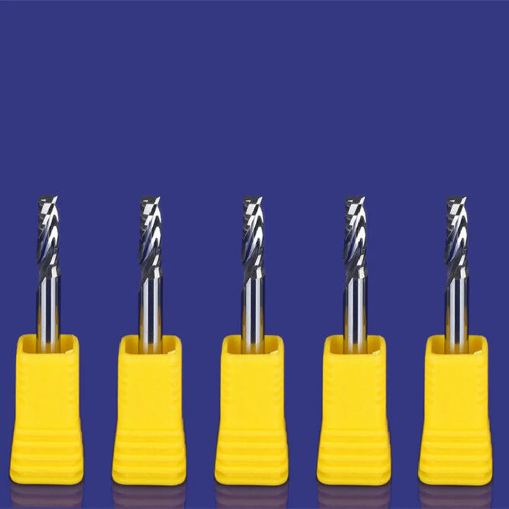 5pcs Aluminium Cutting One Flute CNC Router Milling Cutter Spiral Drill Bits Tool 1/8inch 7mm Single Edged Wood Cutters
5pcs Aluminium Cutting One Flute CNC Router Milling Cutter Spiral Drill Bits Tool 1/8inch 7mm Single Edged Wood Cutters