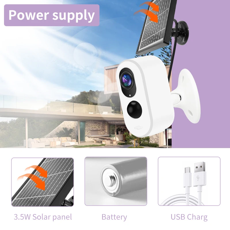 IP WIFI Camera Tuya Smart Security 1080P Solar Outdoor WIreless PIR Detect WaterProof Alexa Google Assistant Video Surveillance
IP WIFI Camera Tuya Smart Security 1080P Solar Outdoor WIreless PIR Detect WaterProof Alexa Google Assistant Video Surveillance