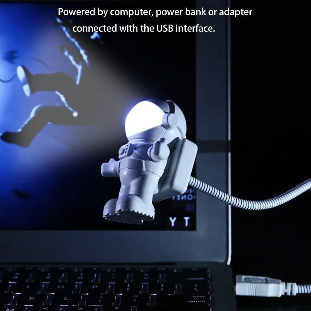 USB Powered Spaceman LED Night Light Flexible Hose Portable for Sockets Laptops Tvs Fun Portable Adjustable Astronaut for Adults
USB Powered Spaceman LED Night Light Flexible Hose Portable for Sockets Laptops Tvs Fun Portable Adjustable Astronaut for Adults
