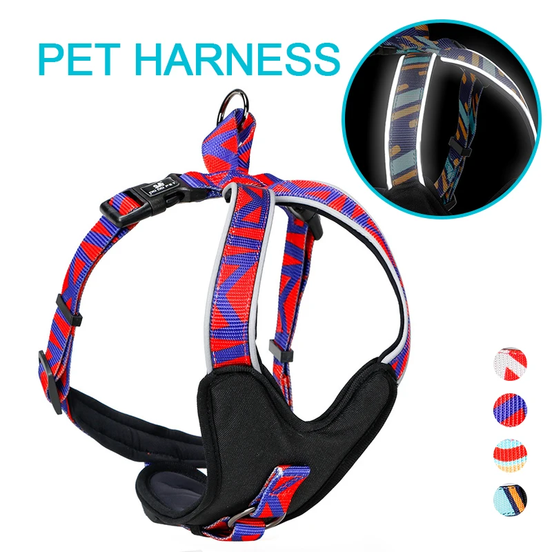 Reflection Pet Dog Harness Adjustable Soft Breathable Prevent Breaking Free Dogs Hanresses Vest For Medium Big Dogs Chest Strap
Reflection Pet Dog Harness Adjustable Soft Breathable Prevent Breaking Free Dogs Hanresses Vest For Medium Big Dogs Chest Strap