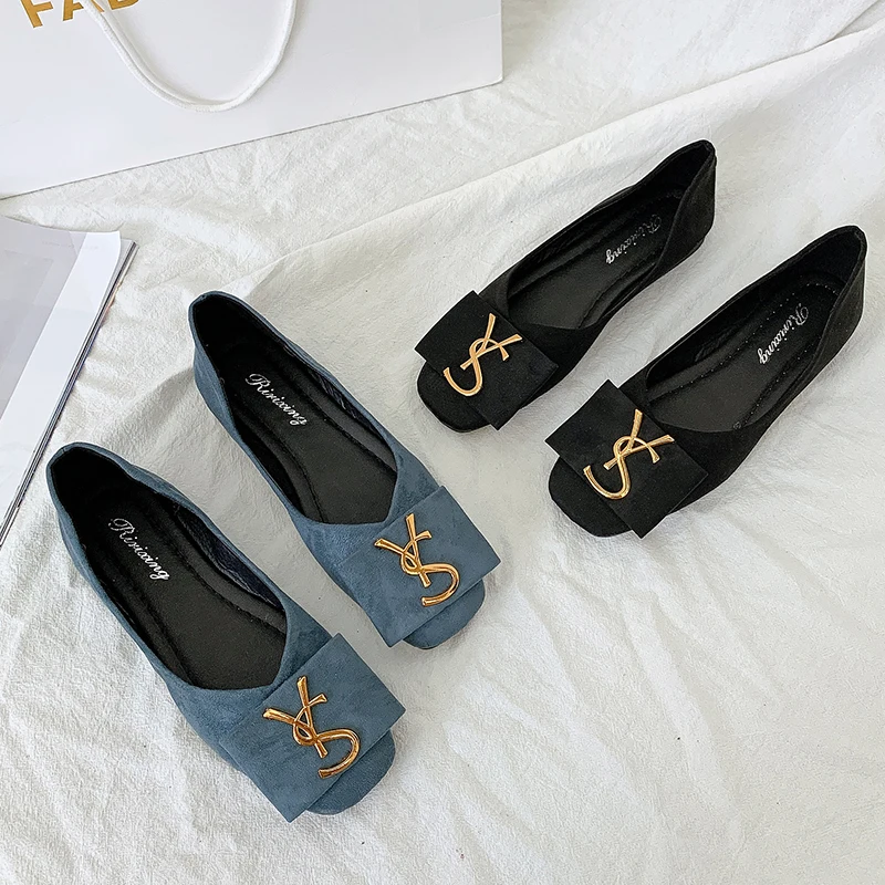 Classic Shallow Flats Casual Shoes Women Metal letters Loafers Oxford Slip On Moccasins Female Suede Leather Footwear flat shoes
Classic Shallow Flats Casual Shoes Women Metal letters Loafers Oxford Slip On Moccasins Female Suede Leather Footwear flat shoes