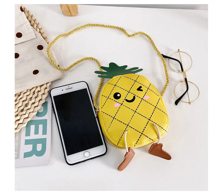 Cute Cartoon Pineapple Baby Girls Crossbody Bags Pu Leather Lovely Children Coin Purse Boys Kids Gift Mini Wallet Shoulder Bags
Cute Cartoon Pineapple Baby Girls Crossbody Bags Pu Leather Lovely Children Coin Purse Boys Kids Gift Mini Wallet Shoulder Bags
