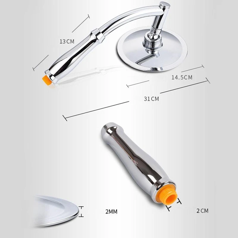 Handhold Pressure Boost Shower Nozzle Universal Shower Head Sprinkler Bathroom Accessories
Handhold Pressure Boost Shower Nozzle Universal Shower Head Sprinkler Bathroom Accessories