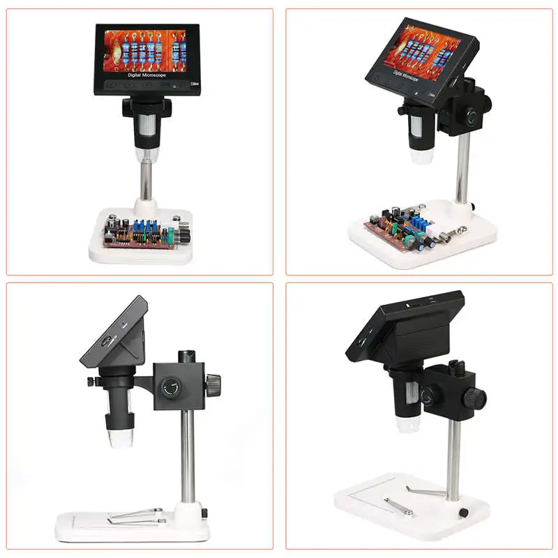 Usb Digital Electronic Microscope 1000x 2.0mp Dm4 4.3 Inch Lcd Display Vga Microscope Stand With 8 Led For Pcb Circuit Motherboa
Usb Digital Electronic Microscope 1000x 2.0mp Dm4 4.3 Inch Lcd Display Vga Microscope Stand With 8 Led For Pcb Circuit Motherboa