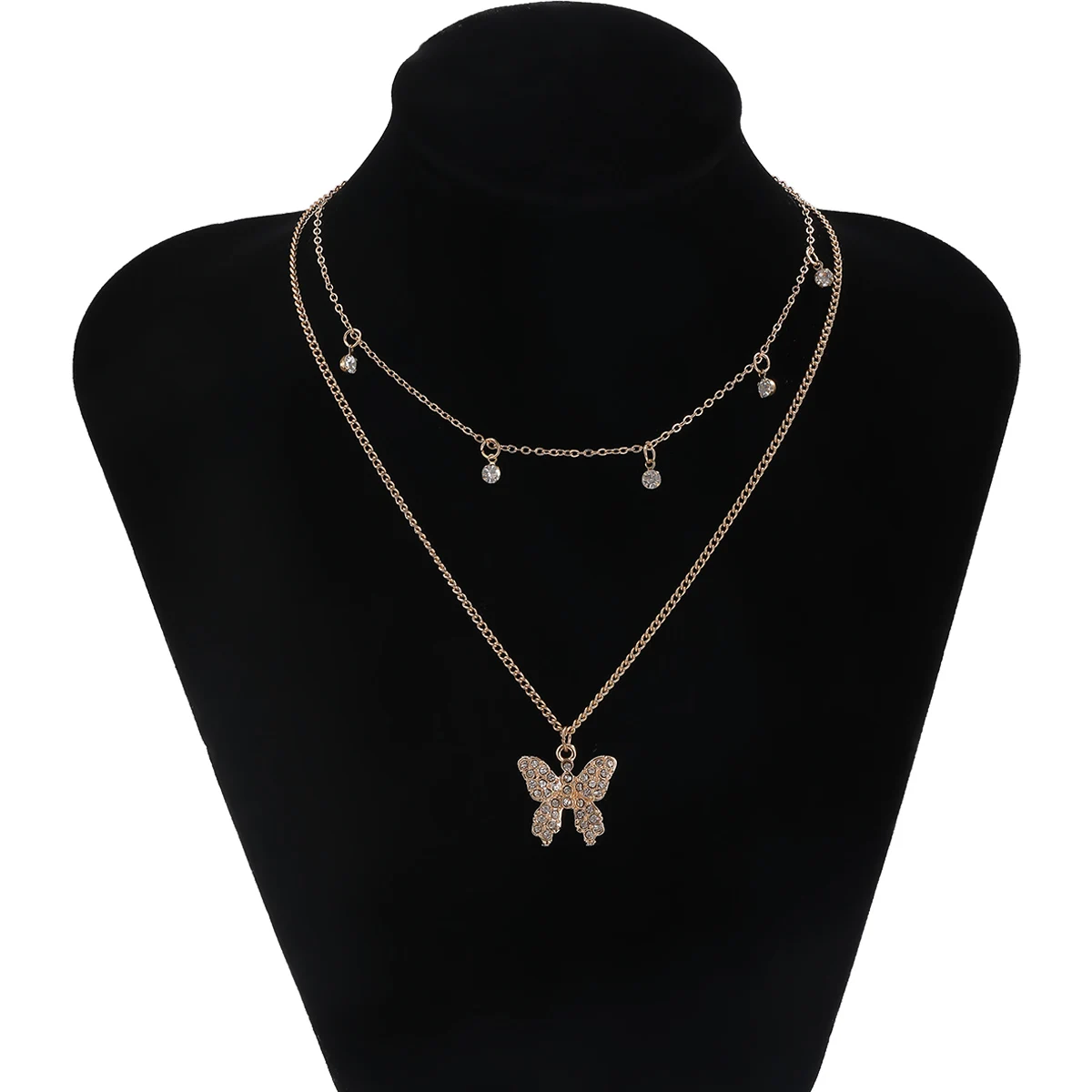 KunJoe Cute Little Butterfly Pendant Choker Crystal Necklace Women Trendy Simple Fashion Dangle Clavicle Chain For Girls Jewelry
KunJoe Cute Little Butterfly Pendant Choker Crystal Necklace Women Trendy Simple Fashion Dangle Clavicle Chain For Girls Jewelry