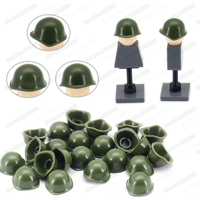 Military Helmet WW2 Soviet Army Building Block Equipment Special Forces Figures Weapons Moc Child Christmas Gift Educational Toy
Military Helmet WW2 Soviet Army Building Block Equipment Special Forces Figures Weapons Moc Child Christmas Gift Educational Toy