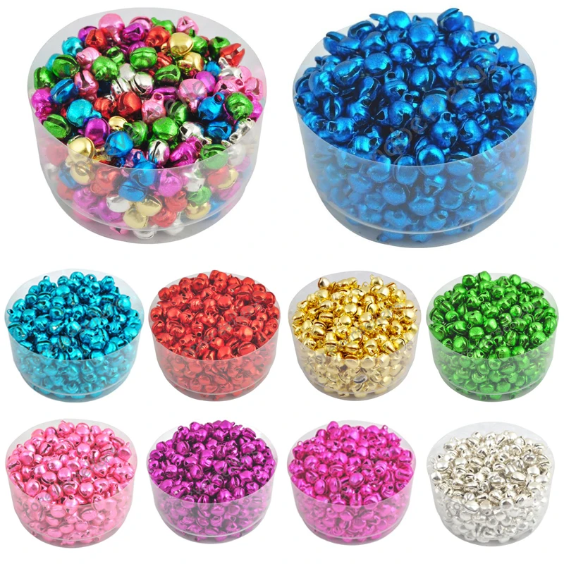 50 Pcs 6*8mm Color Iron Bell Spacer Beads DIY Making Bracelets Necklaces Pendants Christmas Party Small Jewelry Wholesale
50 Pcs 6*8mm Color Iron Bell Spacer Beads DIY Making Bracelets Necklaces Pendants Christmas Party Small Jewelry Wholesale