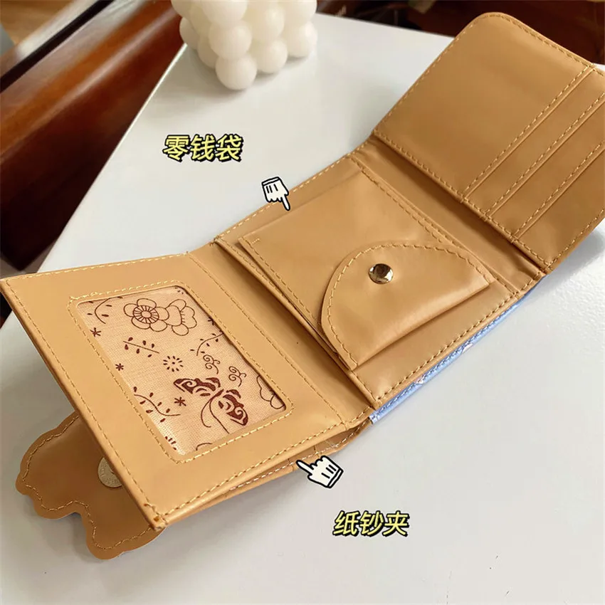 Кошелек-кошелек Kawaii Женский маленький короткий кошелек | Багаж и сумки