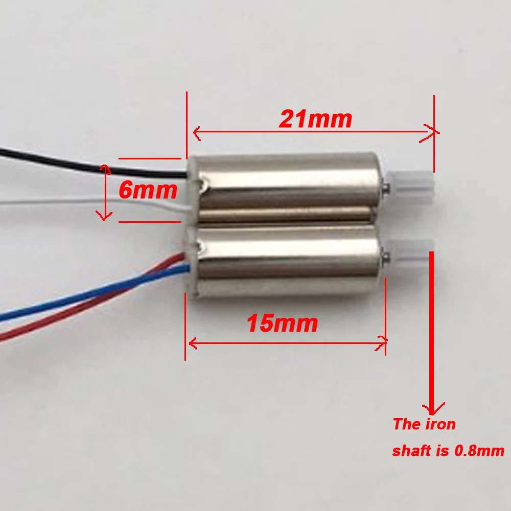 RC Drone CW CCW Motor Engine Spare Part for SYMA X15A Motor A Motor B Replace Motor Accessory Size About 21*15*6MM
RC Drone CW CCW Motor Engine Spare Part for SYMA X15A Motor A Motor B Replace Motor Accessory Size About 21*15*6MM