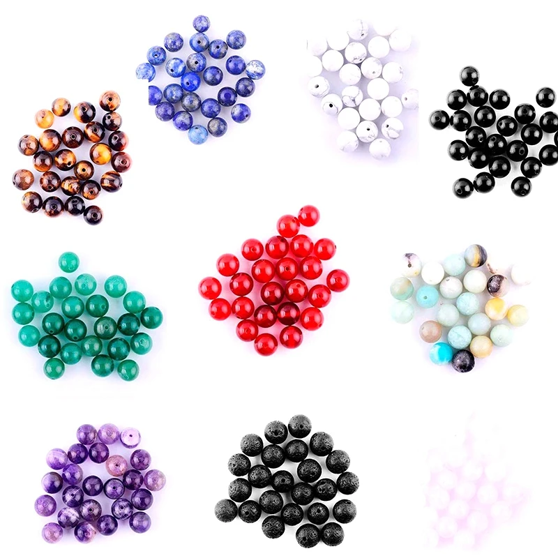 Gem Bead Box Set 240 Round Loose Stones Natural Amethyst Lava Mixed Color Bracelet Jewelry Making Tool Kit
Gem Bead Box Set 240 Round Loose Stones Natural Amethyst Lava Mixed Color Bracelet Jewelry Making Tool Kit