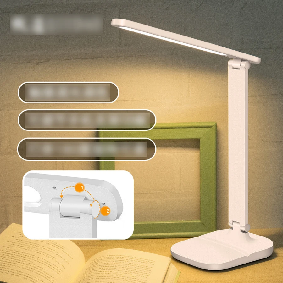 Stepless Dimmable Study Lamp Led Lights Foldable Touch Stand Desk Light Night DC 5V USB Reading Lamp with Holder Abajur De Mesa
Stepless Dimmable Study Lamp Led Lights Foldable Touch Stand Desk Light Night DC 5V USB Reading Lamp with Holder Abajur De Mesa