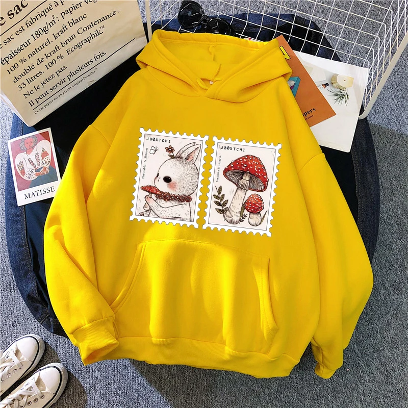 Harajuku Ladies Hooded Pullover Cartoon Printed Sportsweear Female Hoody Women Streetwear Sweatshirt Fashion warm woman Hoodies
Harajuku Ladies Hooded Pullover Cartoon Printed Sportsweear Female Hoody Women Streetwear Sweatshirt Fashion warm woman Hoodies