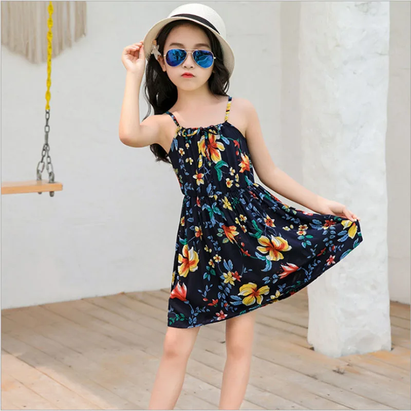 2021 Summer Girls Dresses Princess Dresses Sleeveless Printed Floral Clothes Casual and Comfortable Cotton Silk Striped Sundress
2021 Summer Girls Dresses Princess Dresses Sleeveless Printed Floral Clothes Casual and Comfortable Cotton Silk Striped Sundress