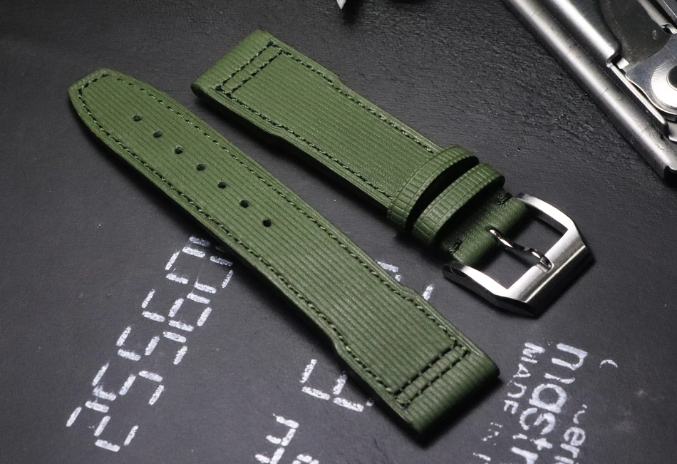 Outdoor Sport Watch Strap 20 21 22mm Handmade Head layer cowhide Bracelets Watchband for Brand watch soft Wristband man Belt | Наручные