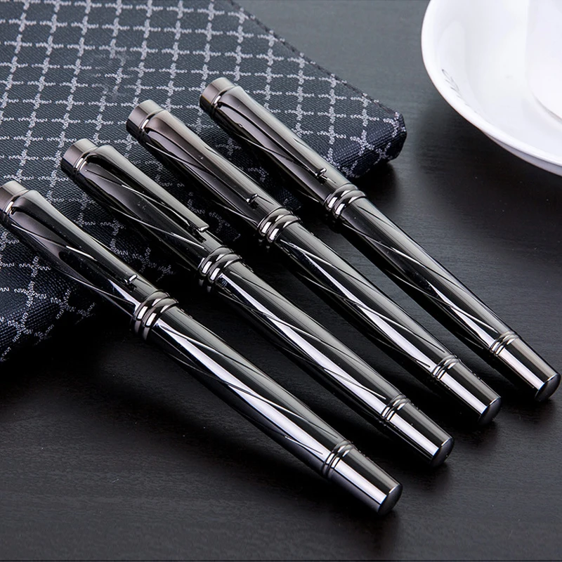 Luxury Silver Plating Fountain Pen Ink Pen Nib High Quality 0.5mm School Office Business Writing Pens Stationery Supplies
Luxury Silver Plating Fountain Pen Ink Pen Nib High Quality 0.5mm School Office Business Writing Pens Stationery Supplies