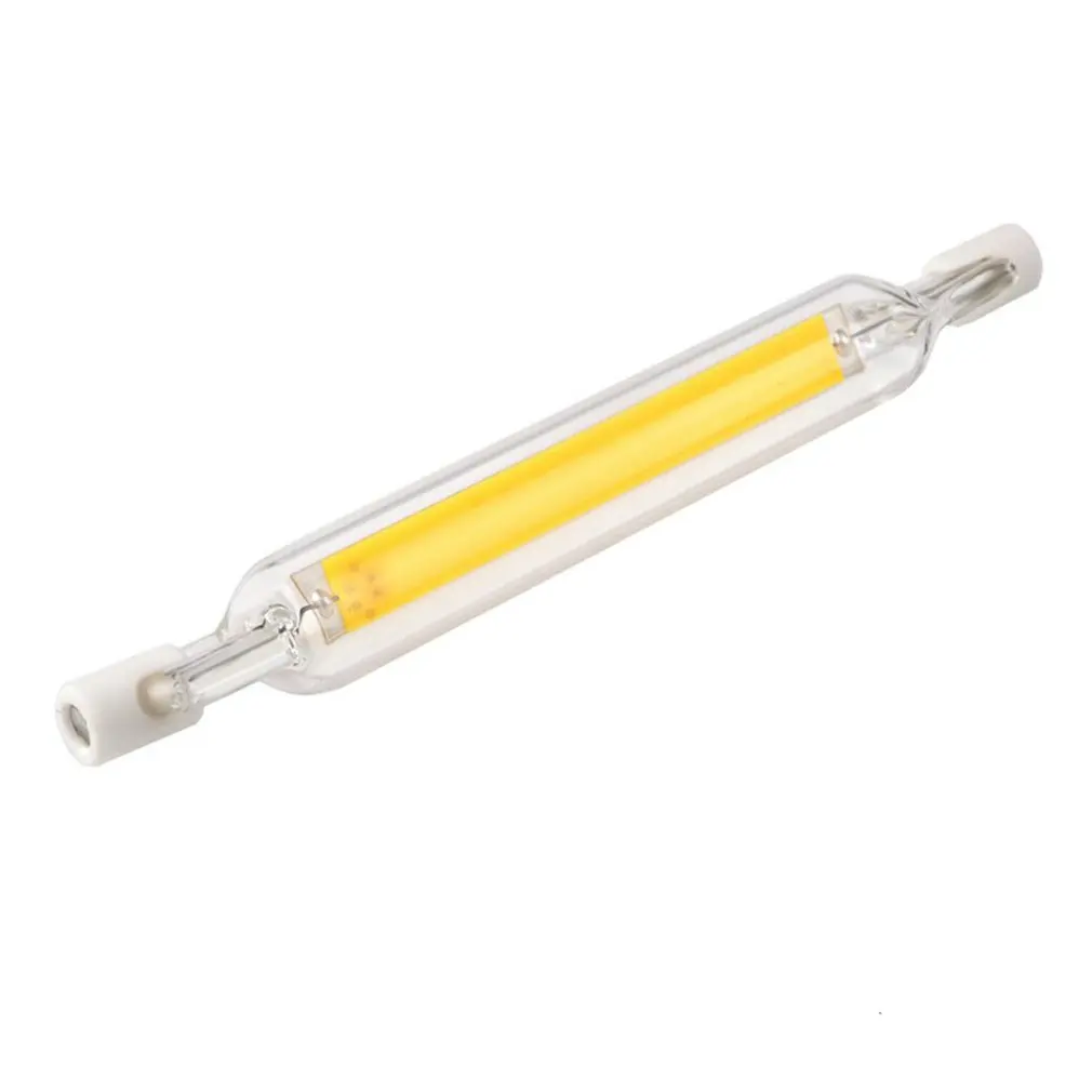 118mm R7S COB LED Light Bulb Glass Tube Instead Of Halogen Spotlight Floor Lamp For Garage Special Lighting Double-ended Lamp
118mm R7S COB LED Light Bulb Glass Tube Instead Of Halogen Spotlight Floor Lamp For Garage Special Lighting Double-ended Lamp