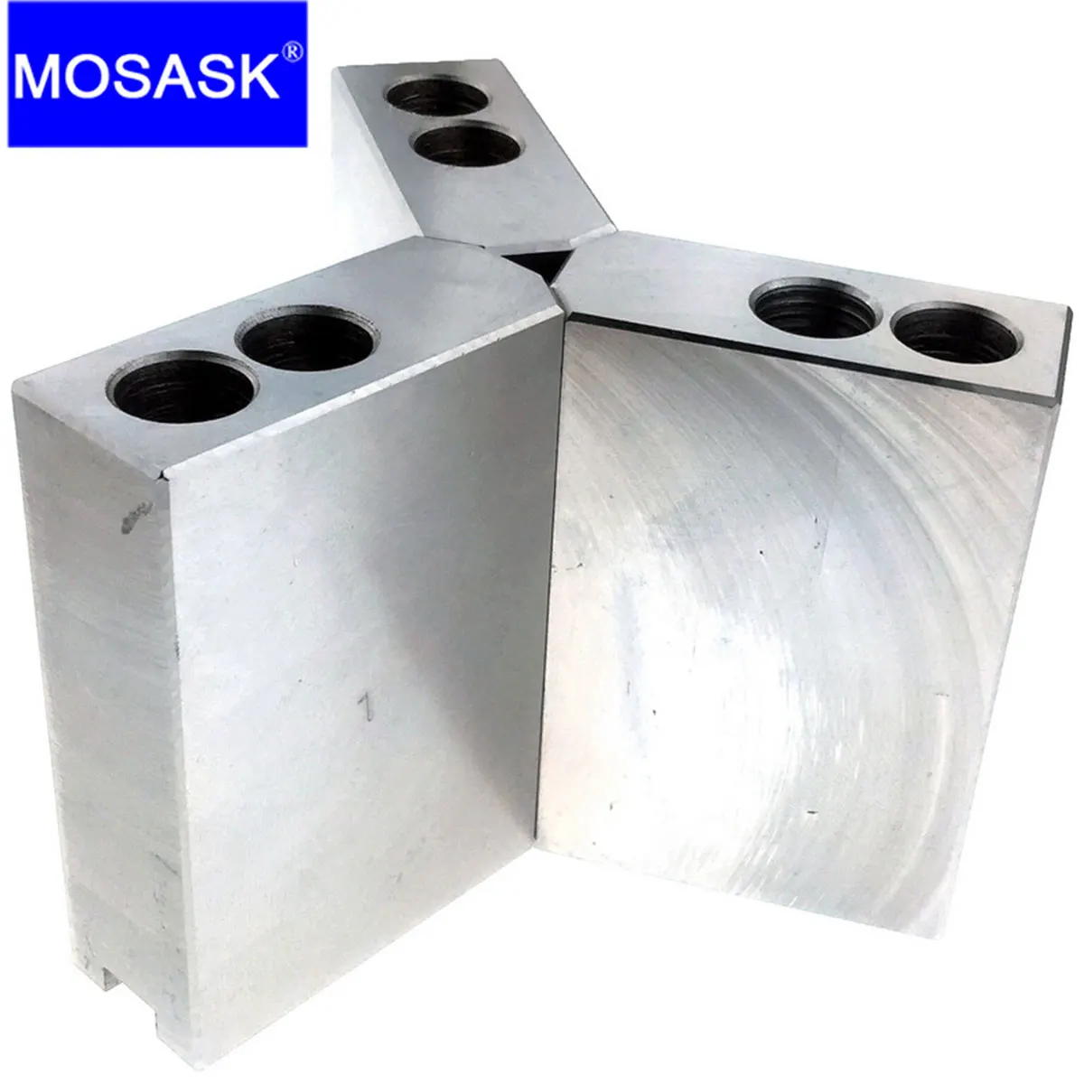 MOSASK 8 inch 95*35*100 Increased Highten Hollow Soft Jaw for CNC Lathe Boring Cutting Tool Holder Hole Machining Threading
MOSASK 8 inch 95*35*100 Increased Highten Hollow Soft Jaw for CNC Lathe Boring Cutting Tool Holder Hole Machining Threading