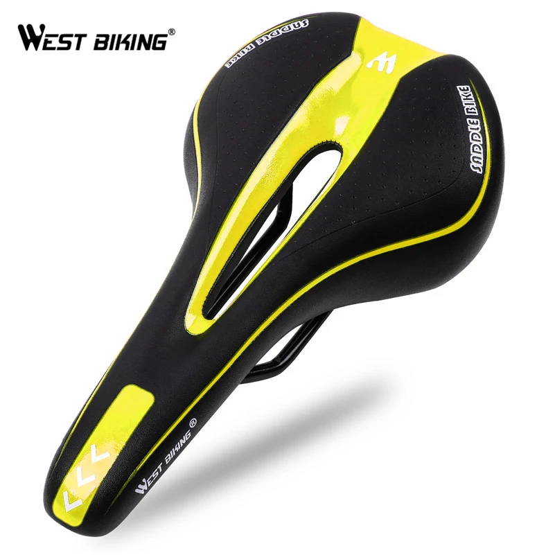 WEST BIKING Soft Bike Bicycle Saddle PU Leather Comfortable Road Mountain Bike Seat Silica Gel Cushion Shockproof Front Seat Mat
WEST BIKING Soft Bike Bicycle Saddle PU Leather Comfortable Road Mountain Bike Seat Silica Gel Cushion Shockproof Front Seat Mat