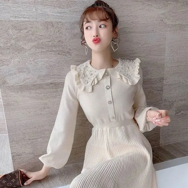 Long below the Knee Woolen Skirt Winter Skirt Knitted Dress for Women Autumn Winter Dresses for Women Vestido De Mujer
Long below the Knee Woolen Skirt Winter Skirt Knitted Dress for Women Autumn Winter Dresses for Women Vestido De Mujer