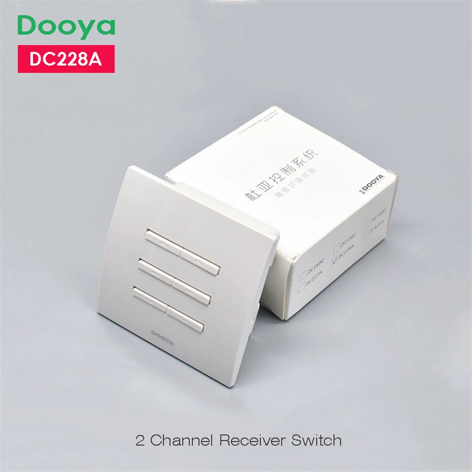 Dooya DC228A 2-канальный настенный приемник RF433 подходит для 4-проводного двигателя Dooya/S