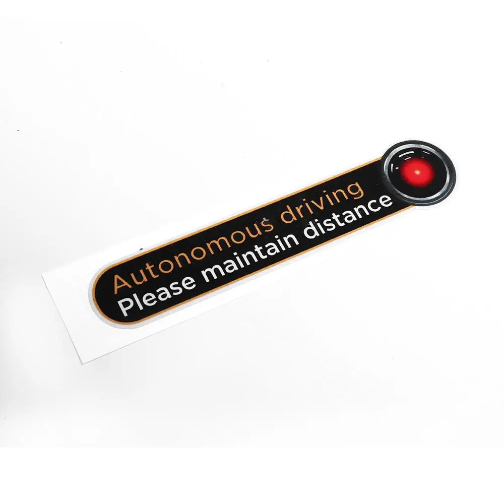 LUCKEASY Exterior stickers modification Accessories for Tesla Model3ModelXModelS Anti rear end automatic driving waring sticker
LUCKEASY Exterior stickers modification Accessories for Tesla Model3ModelXModelS Anti rear end automatic driving waring sticker