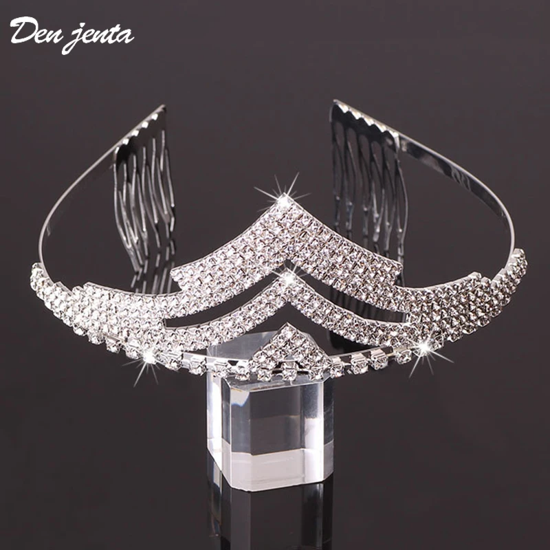 Корона и диадема для волос, с кристаллами, для невесты 
Корона и диадема для волос, с кристаллами, для невесты