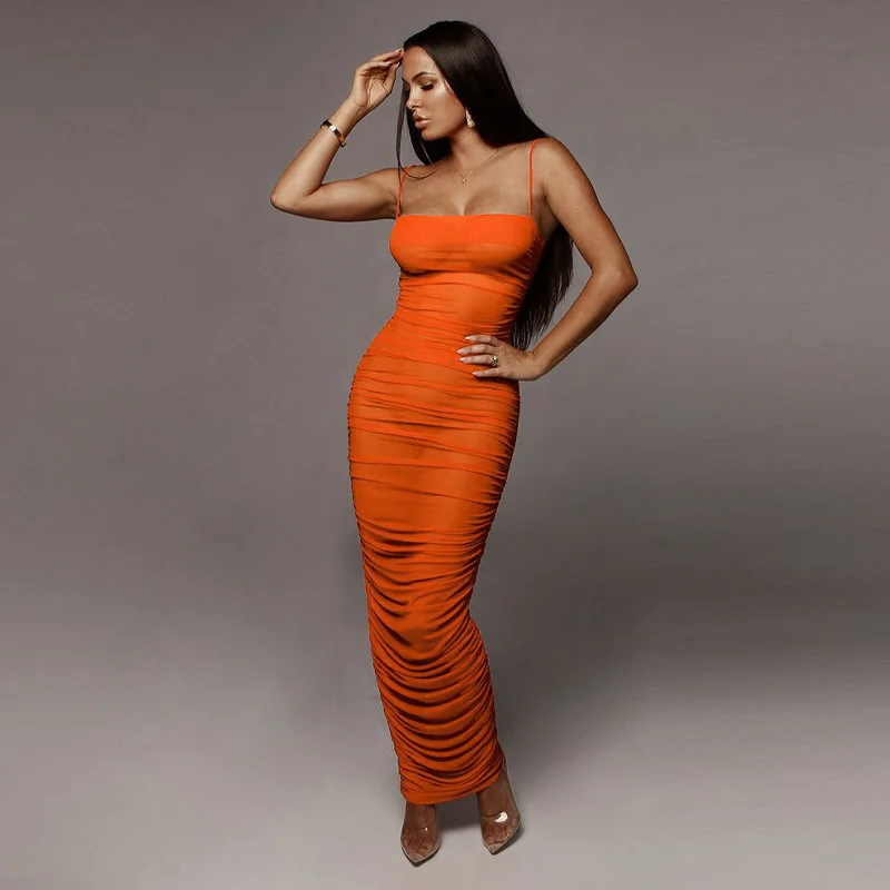 Модное Сетчатое Прозрачное платье макси на бретелях-спагетти с рюшами Клубные вечерние длинные платья без рукавов с открытой спиной одното...
Модное Сетчатое Прозрачное платье макси на бретелях-спагетти с рюшами Клубные вечерние длинные платья без рукавов с открытой спиной одното...