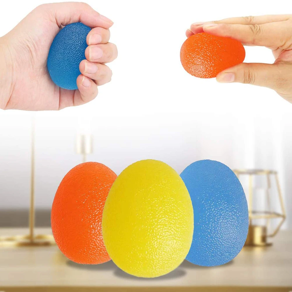 4x Silicone Exercise Hand Grip Stress Relief Ball Hand Stress Relief Hand Strength Trainer 4 Levels Grip Training Ball Set
4x Silicone Exercise Hand Grip Stress Relief Ball Hand Stress Relief Hand Strength Trainer 4 Levels Grip Training Ball Set