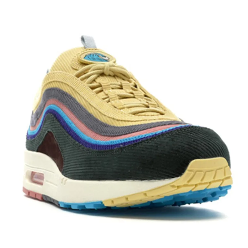 

2020 Sean Wotherspoon 97 Mens Running shoes INRI Jesus UNDEFEATED Triple black 97s Reflective Bred Men women sports Sneakers