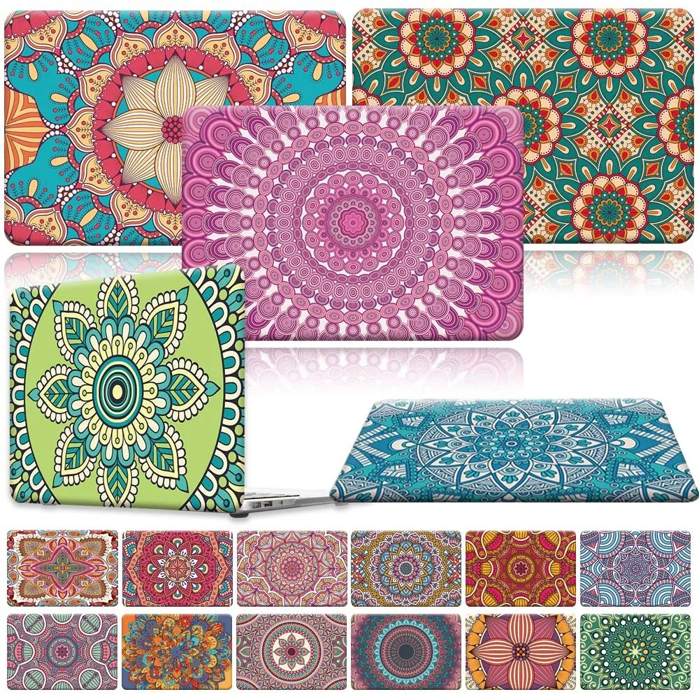 Painted Mandala Laptop Hard Shell case cover Fit Apple Macbook 12" A1534 / Macbook Pro retina 13 15 16 touch bar 
Painted Mandala Laptop Hard Shell case cover Fit Apple Macbook 12" A1534 / Macbook Pro retina 13 15 16 touch bar