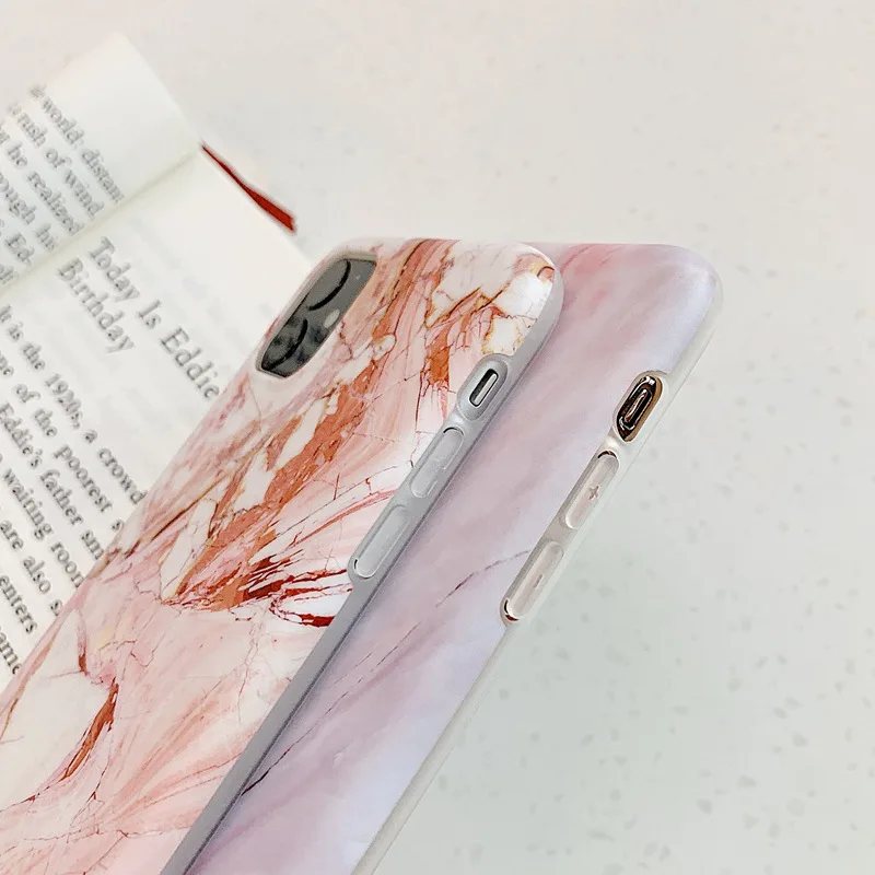 Kerzzil чехол для телефона с матовым мраморным камнем iPhone 6 6S 7 8 Plus мягкие силиконовые