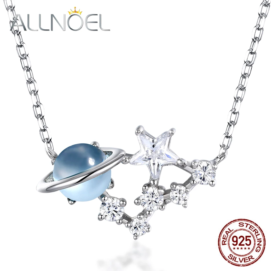 ALLLNOEL 2019 Real 925 Sterling Silver Pendant Necklace For Women 100% Natural Sky Blue Topaz Zircon Diamond Star Planet Jewelry
ALLLNOEL 2019 Real 925 Sterling Silver Pendant Necklace For Women 100% Natural Sky Blue Topaz Zircon Diamond Star Planet Jewelry