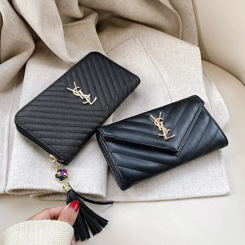 Ladies Long Wallet New Fashion Simple Zipper Buckle Clutch Wallet
Ladies Long Wallet New Fashion Simple Zipper Buckle Clutch Wallet