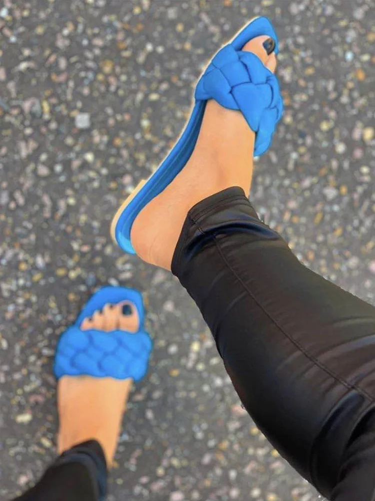 2021 New Sponge Woven Slippers Sandals Women's Sandals Vulcanized Shoes Explosion
2021 New Sponge Woven Slippers Sandals Women's Sandals Vulcanized Shoes Explosion